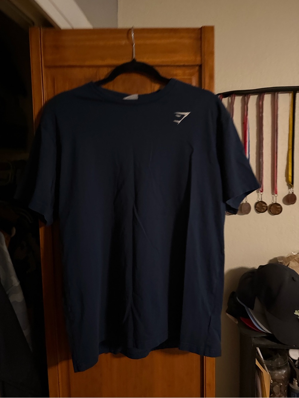 Gymshark Men’s Dark Navy Short Sleeve Training Tee